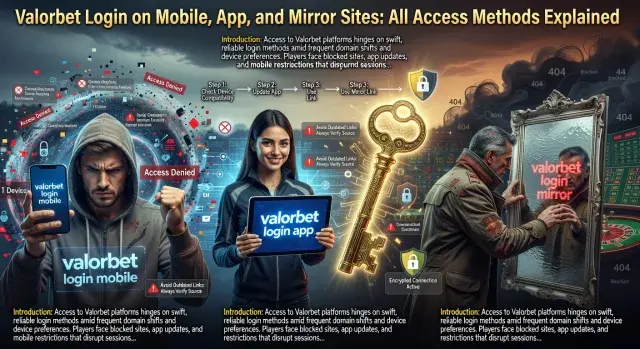 Valorbet Login on Mobile, App, and Mirror Sites: All Access Methods Explained